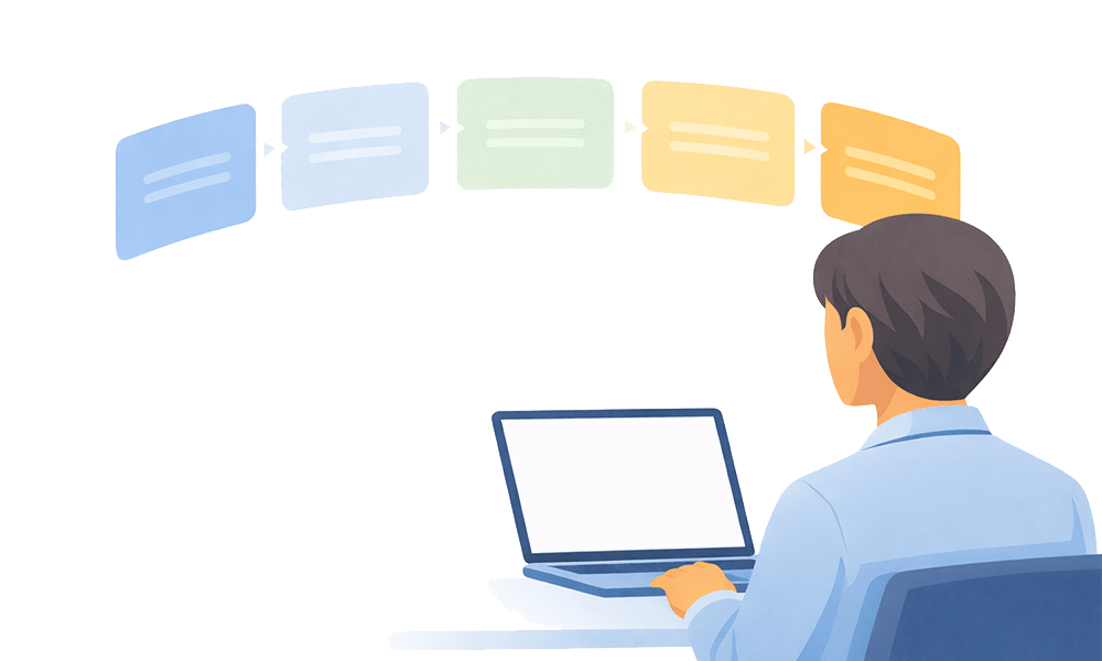 BulkMail sign-up process steps