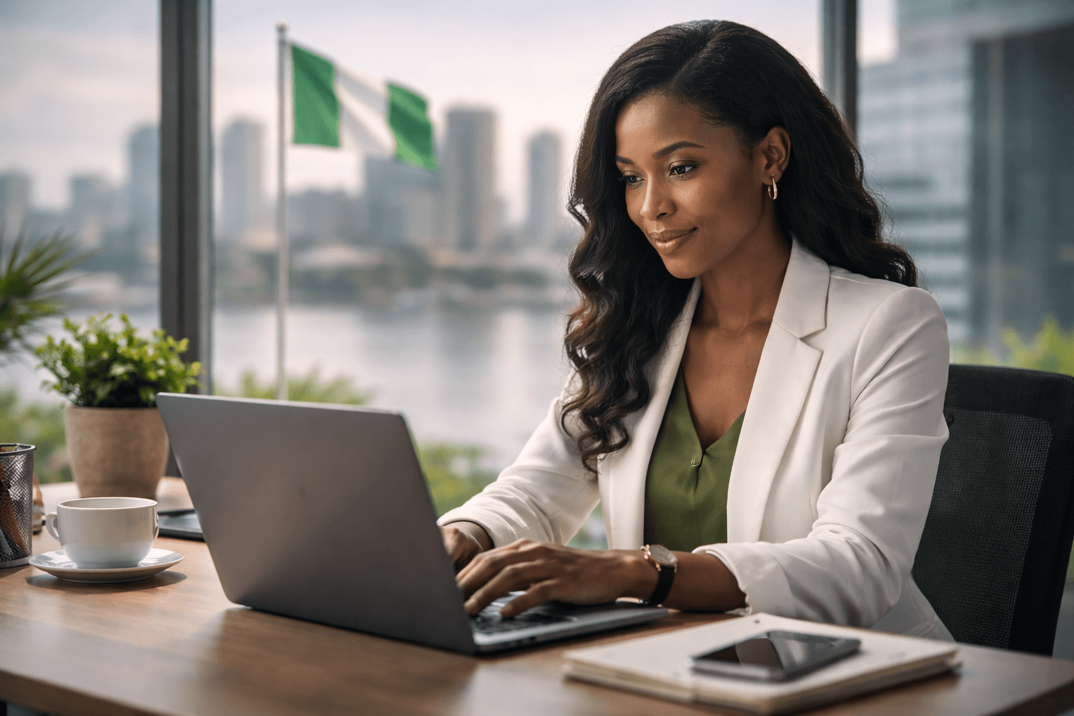 Professional woman representing Nigeria email marketing use cases